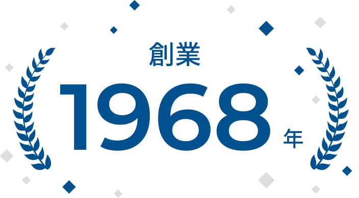 創業1968年