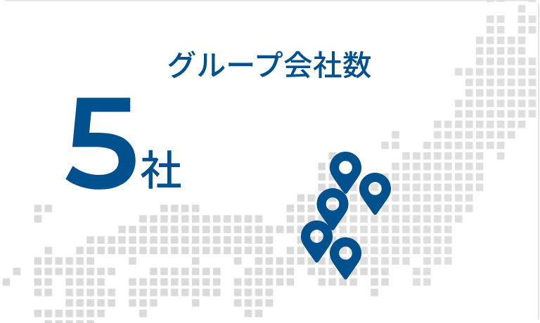 グループ会社数5社